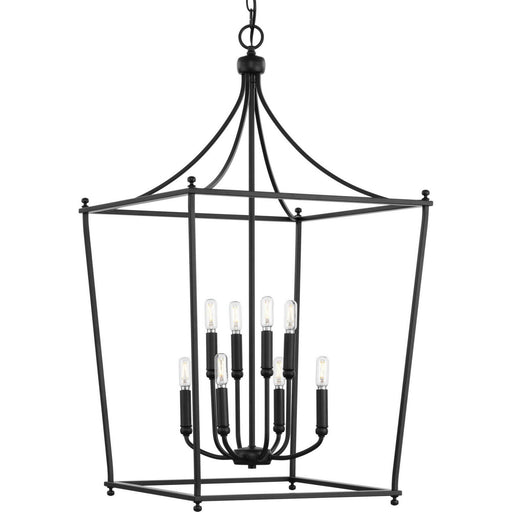 Progress Lighting - P500371-31M - Eight Light Foyer Chandelier - Parkhurst - Matte Black