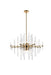 Elegant Lighting - 2502D27SG - Eight Light Pendant - Sienna - Gold