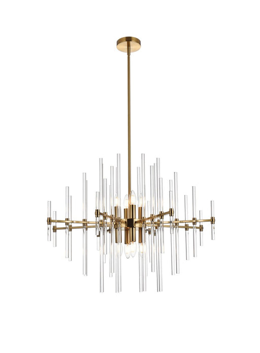 Elegant Lighting - 2502D31SG - Eight Light Pendant - Sienna - Gold