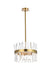Elegant Lighting - 6200D16SG - Eight Light Pendant - Serephina - Satin Gold