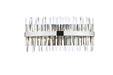 Elegant Lighting - 6200W24C - Eight Light Bath Sconce - Serephina - Chrome