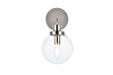 Elegant Lighting - LD7031W8PN - One Light Bath - Hanson - Polished Nickel And Clear Shade