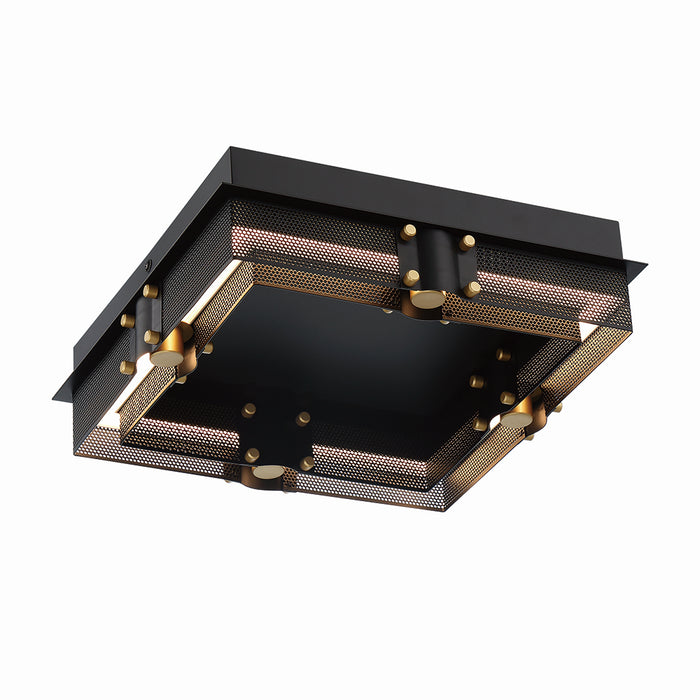Eurofase - 42715-016 - LED Outdoor Flushmount - Admiral - Black/Gold