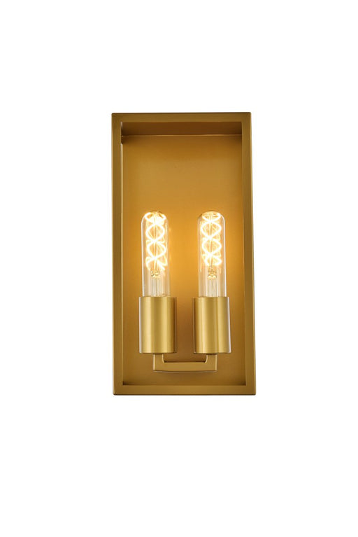 Elegant Lighting - LD7055W6BR - Two Light Wall Sconce - Voir - Brass