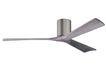 Matthews Fan Company - IR3H-BP-BW-60 - 60``Ceiling Fan - Irene - Brushed Pewter