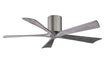 Matthews Fan Company - IR5H-BP-BW-52 - 52``Ceiling Fan - Irene - Brushed Pewter