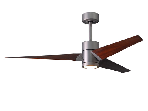 Matthews Fan Company - SJ-BN-WN-60 - 60``Ceiling Fan - Super Janet - Brushed Nickel