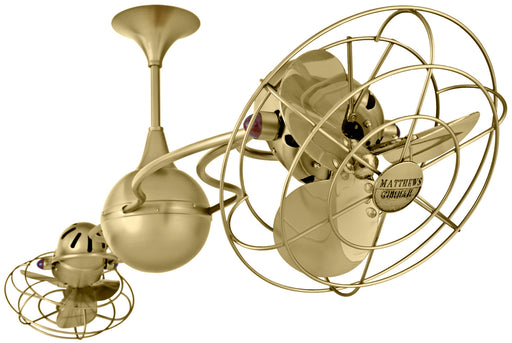 Matthews Fan Company - IV-BRBR-MTL - 53``Ceiling Fan - Italo Ventania - Brushed Brass