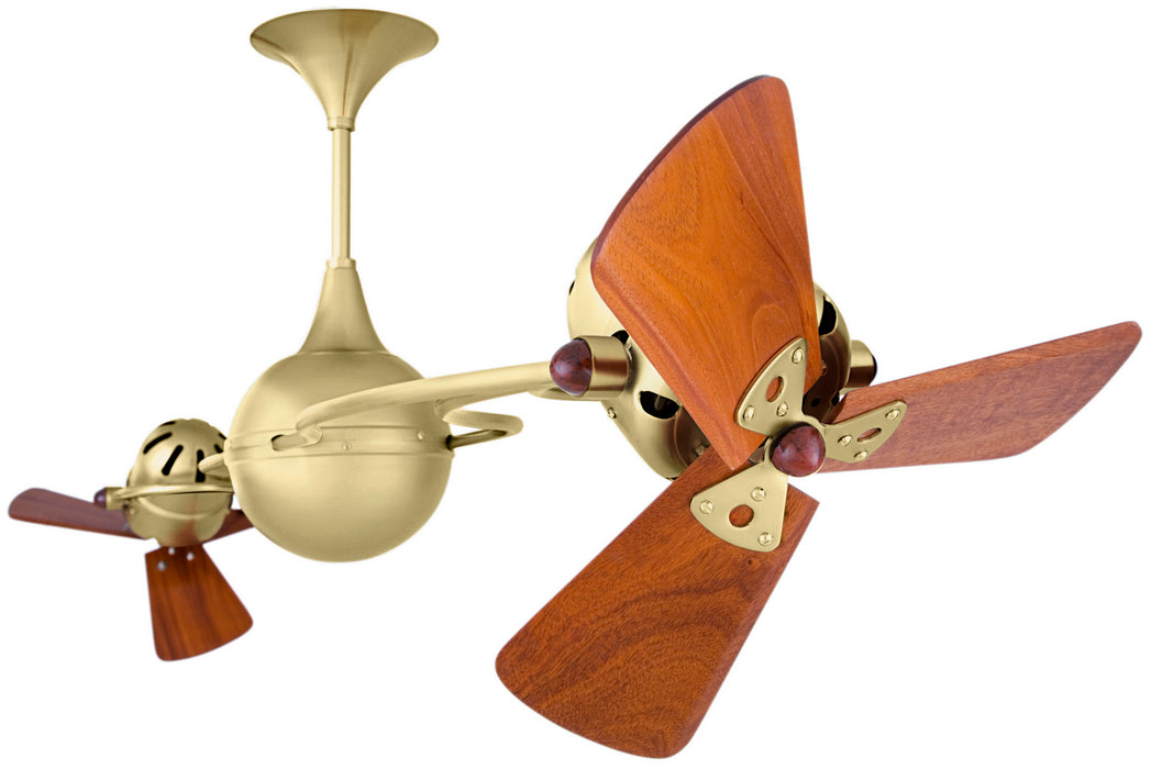 Matthews Fan Company - IV-BRBR-WD - 53``Ceiling Fan - Italo Ventania - Brushed Brass