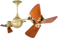 Matthews Fan Company - IV-BRBR-WD - 53``Ceiling Fan - Italo Ventania - Brushed Brass