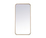 Elegant Lighting - MR801836BR - Mirror - Evermore - Brass