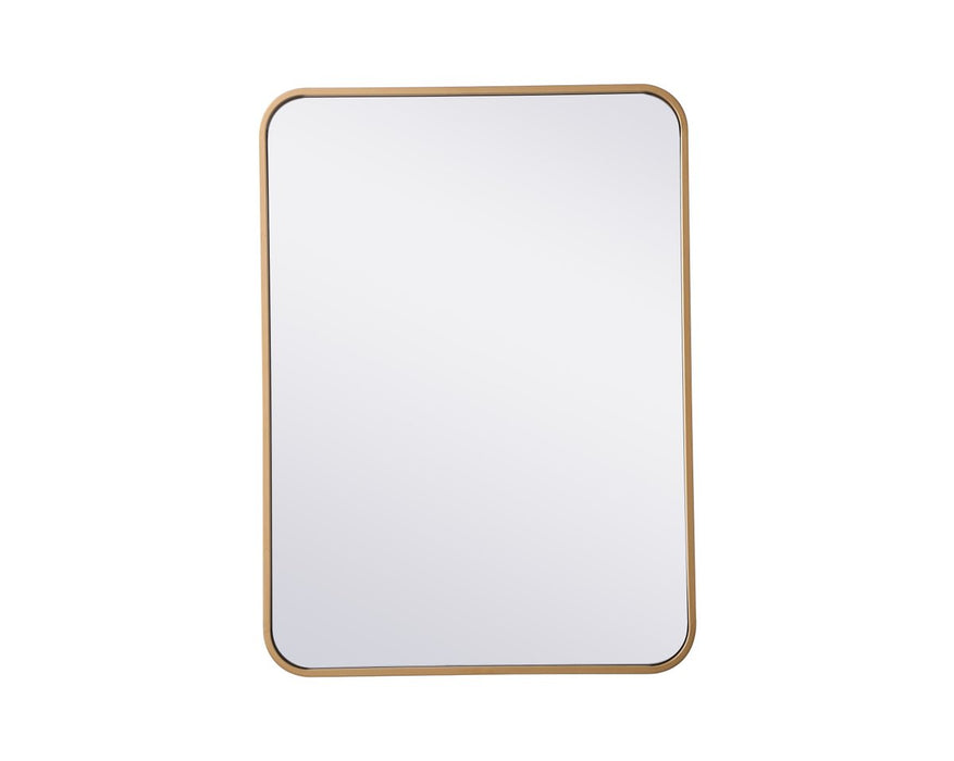 Elegant Lighting - MR802230BR - Mirror - Evermore - Brass