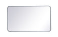 Elegant Lighting - MR802440S - Mirror - Evermore - Silver