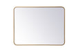 Elegant Lighting - MR802736BR - Mirror - Evermore - Brass