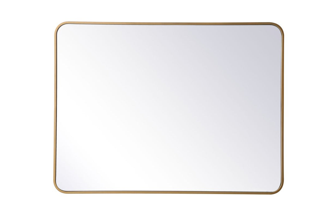 Elegant Lighting - MR803040BR - Mirror - Evermore - Brass