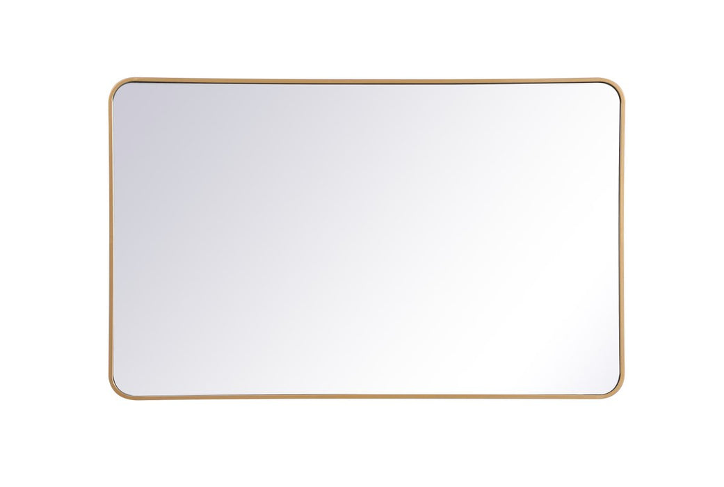 Elegant Lighting - MR803048BR - Mirror - Evermore - Brass