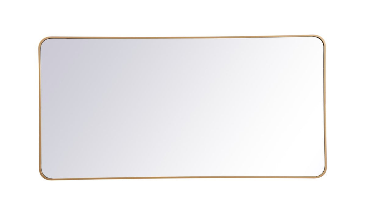 Elegant Lighting - MR803060BR - Mirror - Evermore - Brass