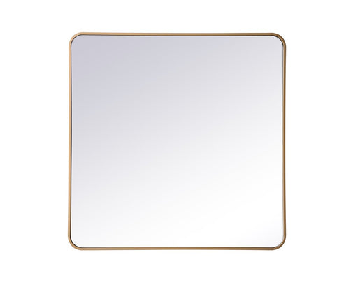 Elegant Lighting - MR803636BR - Mirror - Evermore - Brass