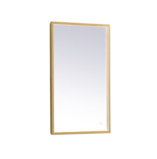 Elegant Lighting - MRE6045BR - LED Mirror - Pier - Brass