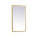 Elegant Lighting - MRE6045BR - LED Mirror - Pier - Brass