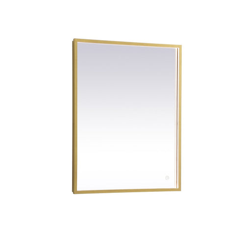 Elegant Lighting - MRE62036BR - LED Mirror - Pier - Brass