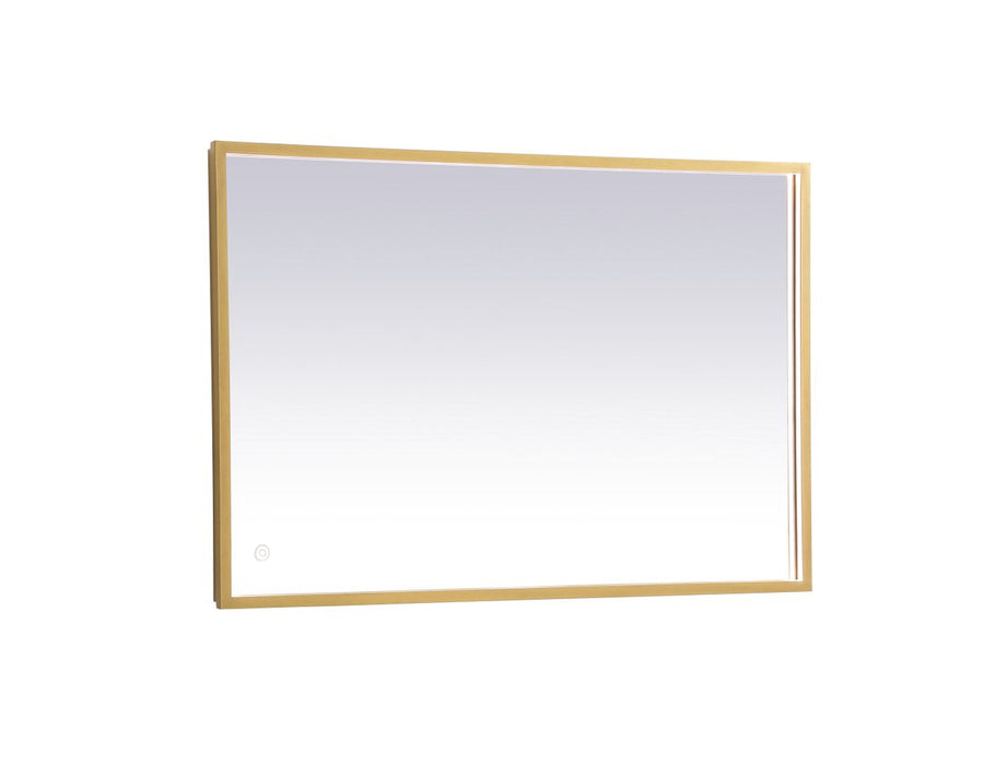 Elegant Lighting - MRE62040BR - LED Mirror - Pier - Brass