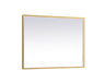 Elegant Lighting - MRE62440BR - LED Mirror - Pier - Brass