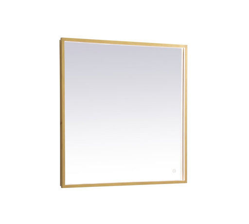 Elegant Lighting - MRE62736BR - LED Mirror - Pier - Brass
