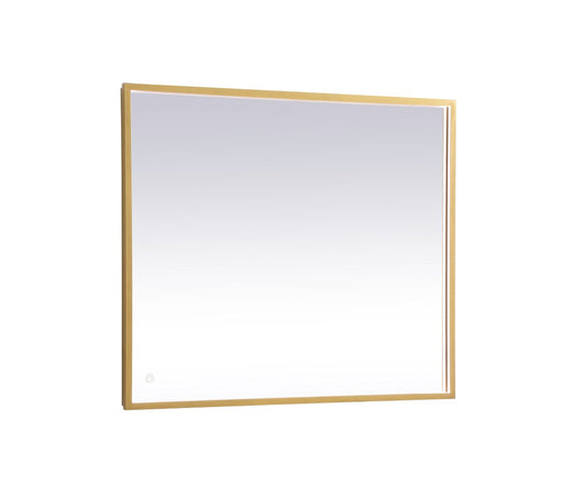 Elegant Lighting - MRE62740BR - LED Mirror - Pier - Brass