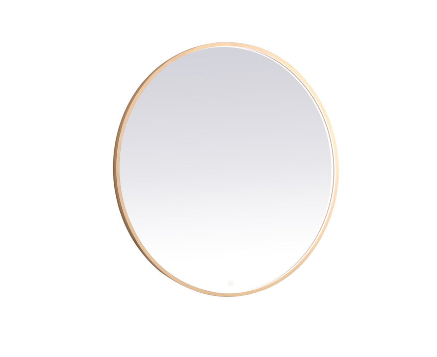 Elegant Lighting - MRE63036BR - LED Mirror - Pier - Brass