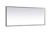 Elegant Lighting - MRE63072BK - LED Mirror - Pier - Black