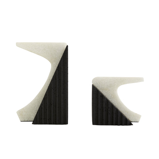 Arteriors - 9112 - Bookends, Set of 2 - Ivory