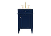 Elegant Lighting - VF12521BL - Single Bathroom Vanity - Park Avenue - Blue
