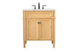 Elegant Lighting - VF12530NW - Single Bathroom Vanity - Park Avenue - Natural Wood