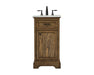 Elegant Lighting - VF15019DW - Single Bathroom Vanity - Americana - Driftwood