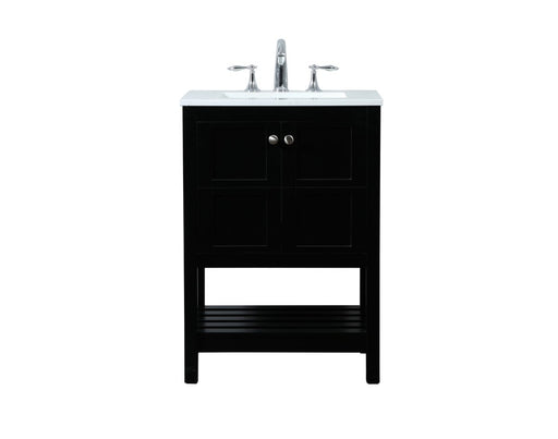 Elegant Lighting - VF16424BK - Vanity Sink Set - Theo - Black