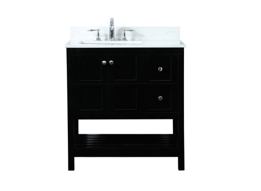 Elegant Lighting - VF16432BK-BS - Vanity Sink Set - Theo - Black