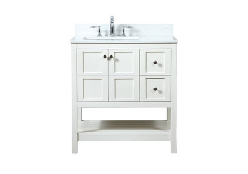 Elegant Lighting - VF16432WH-BS - Vanity Sink Set - Theo - White