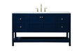 Elegant Lighting - VF16460BL - Vanity Sink Set - Theo - Blue