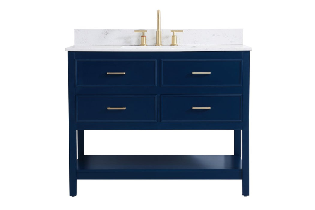 Elegant Lighting - VF19042BL-BS - Vanity Sink Set - Sinclaire - Blue
