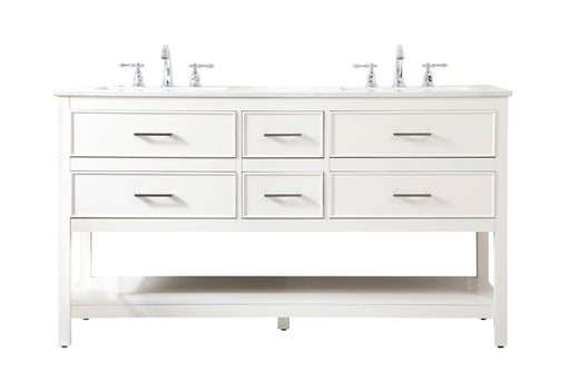 Elegant Lighting - VF19060DWH - Vanity Sink Set - Sinclaire - White