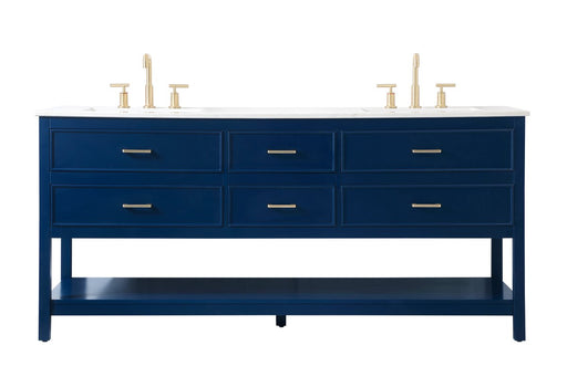 Elegant Lighting - VF19072DBL - Vanity Sink Set - Sinclaire - Blue