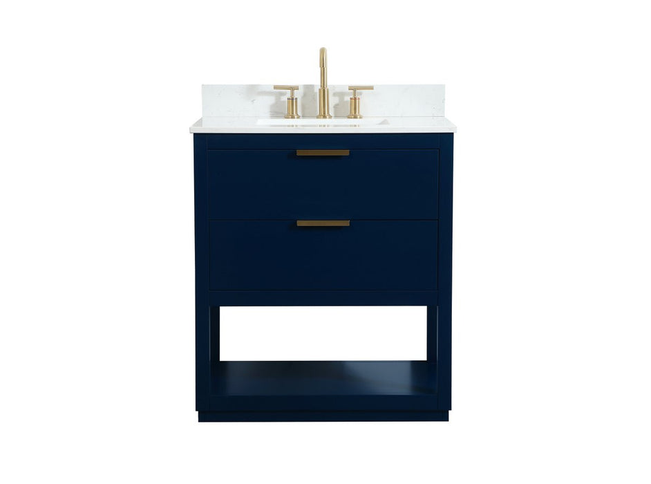Elegant Lighting - VF19230BL-BS - Vanity Sink Set - Larkin - Blue