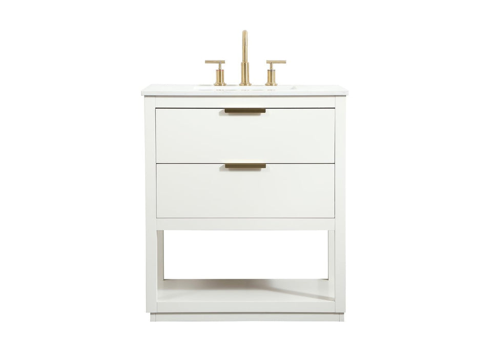 Elegant Lighting - VF19230WH - Vanity Sink Set - Larkin - White