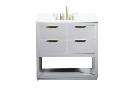 Elegant Lighting - VF19236GR-BS - Vanity Sink Set - Larkin - Grey