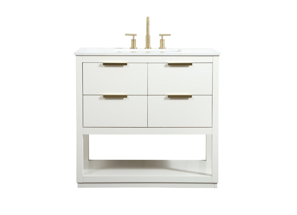Elegant Lighting - VF19236WH - Vanity Sink Set - Larkin - White