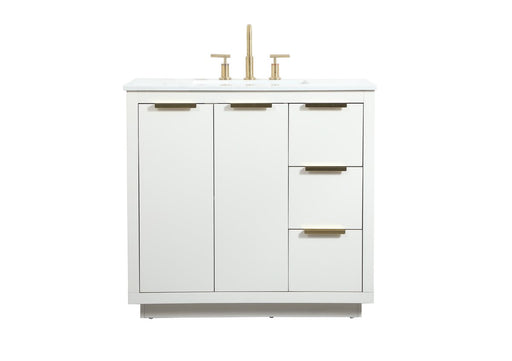 Elegant Lighting - VF19436WH - Vanity Sink Set - Blake - White