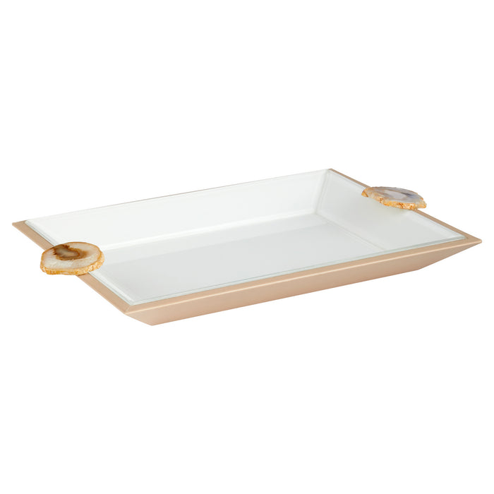 Cyan - 11160 - Tray - White and Gold