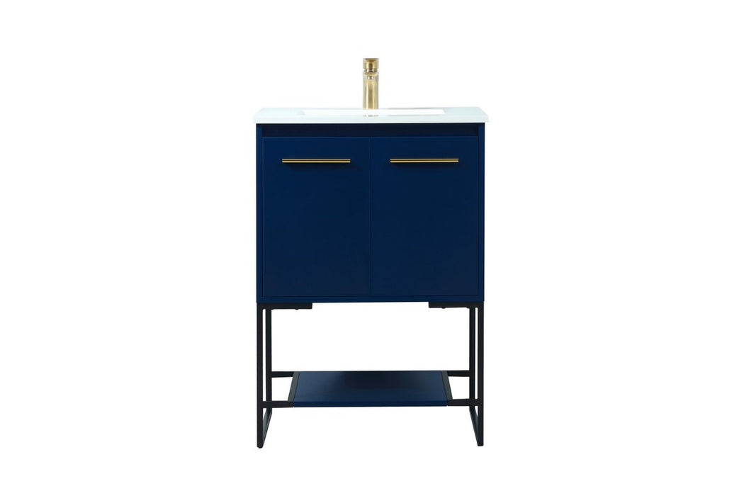 Elegant Lighting - VF42524MBL - Vanity Sink Set - Sloane - Blue