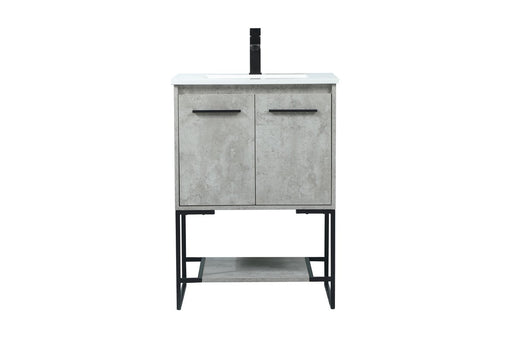 Elegant Lighting - VF42524MCG - Vanity Sink Set - Sloane - Concrete Grey